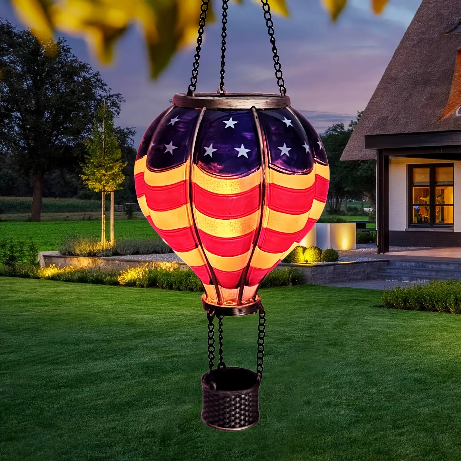Smart Garden Balloon - منطاد الهواء الساخن، فانوس شمسي، ديكورات