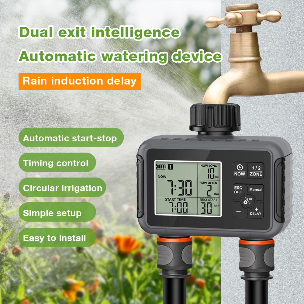Smart Garden Monitoring System - 1/2/3-منافذ مؤقت مياه أوتوماتيكي نظام الري