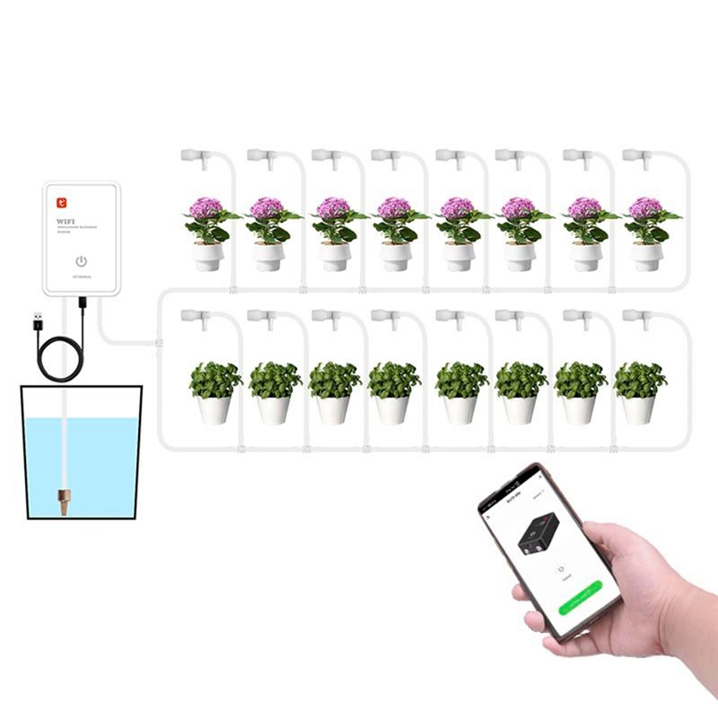نظام ري بالتنقيط أوتوماتيكي ذك - مراجعة Smart Garden Kit وسعره