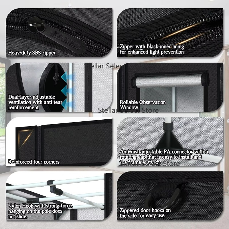 مجموعة دفيئة داخلية كبيرة، خيم - مراجعة Grow Tent Complete Kit وسعره
