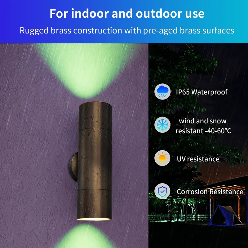 مصباح جداري خارجي LED من النحا - مراجعة Smart Led Garden وسعره