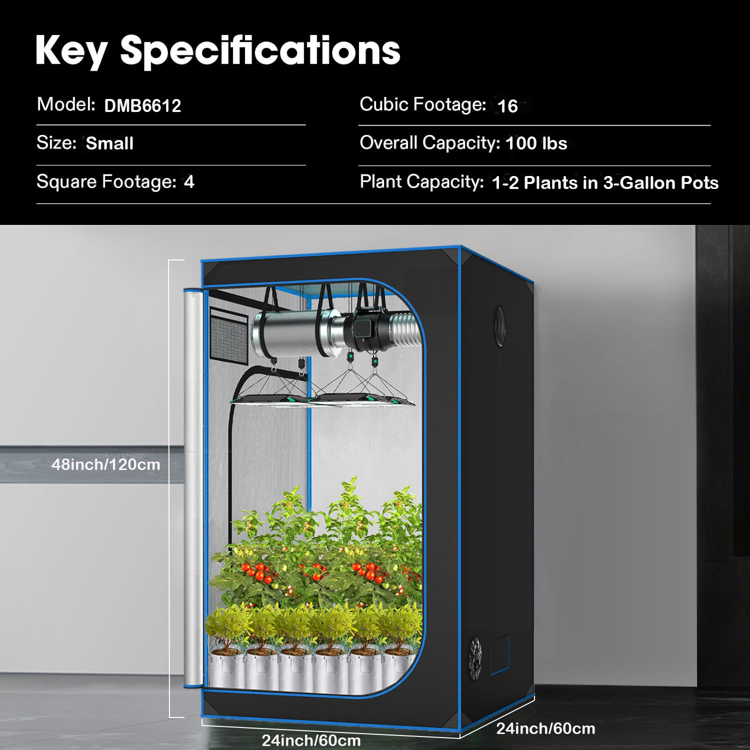 مجموعة كاملة لخيمة الزراعة الد - مراجعة Grow Tent Complete Kit وسعره