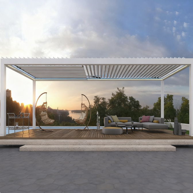 بيرجولا فينيسية من الألومنيوم، - مراجعة Smart Garden Construct وسعره