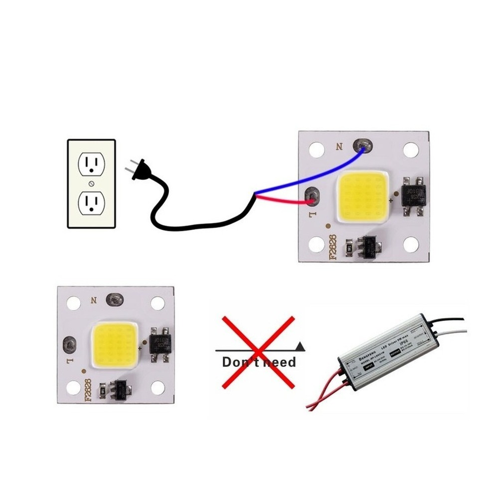 10 واط COB وحدة 220 فولت LED ر - مراجعة Smart Led Garden وسعره