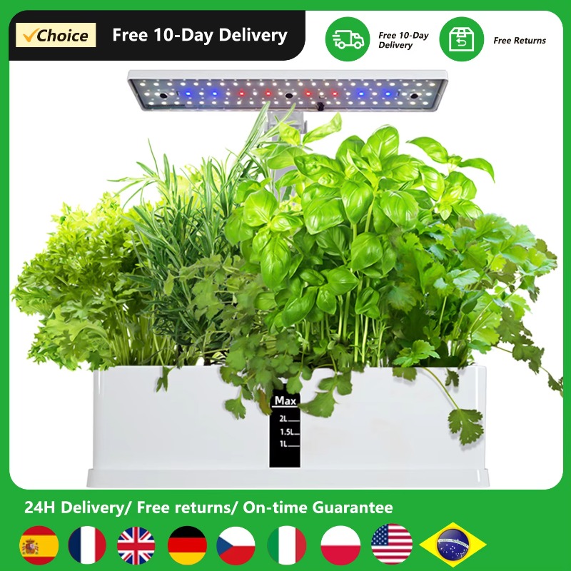 نظام زراعة مائية ذكي بـ 9 وحدا - مراجعة Smart Led Garden وسعره