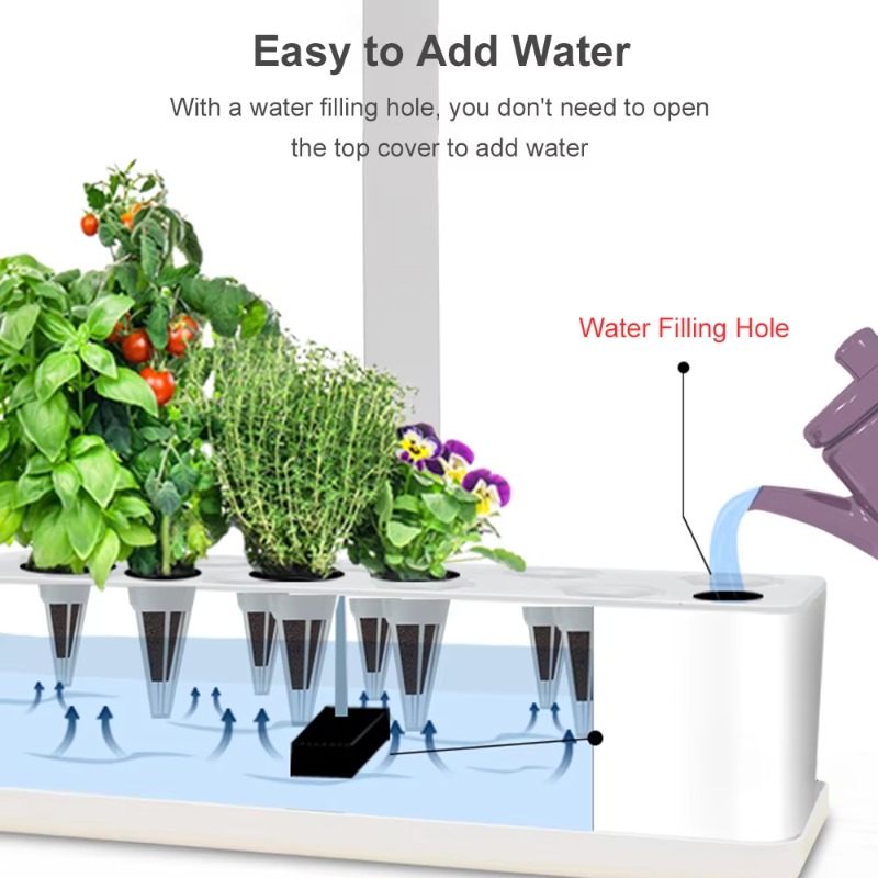 نظام زراعة مائية ذكي بـ 9 وحدا - مراجعة Smart Led Garden وسعره