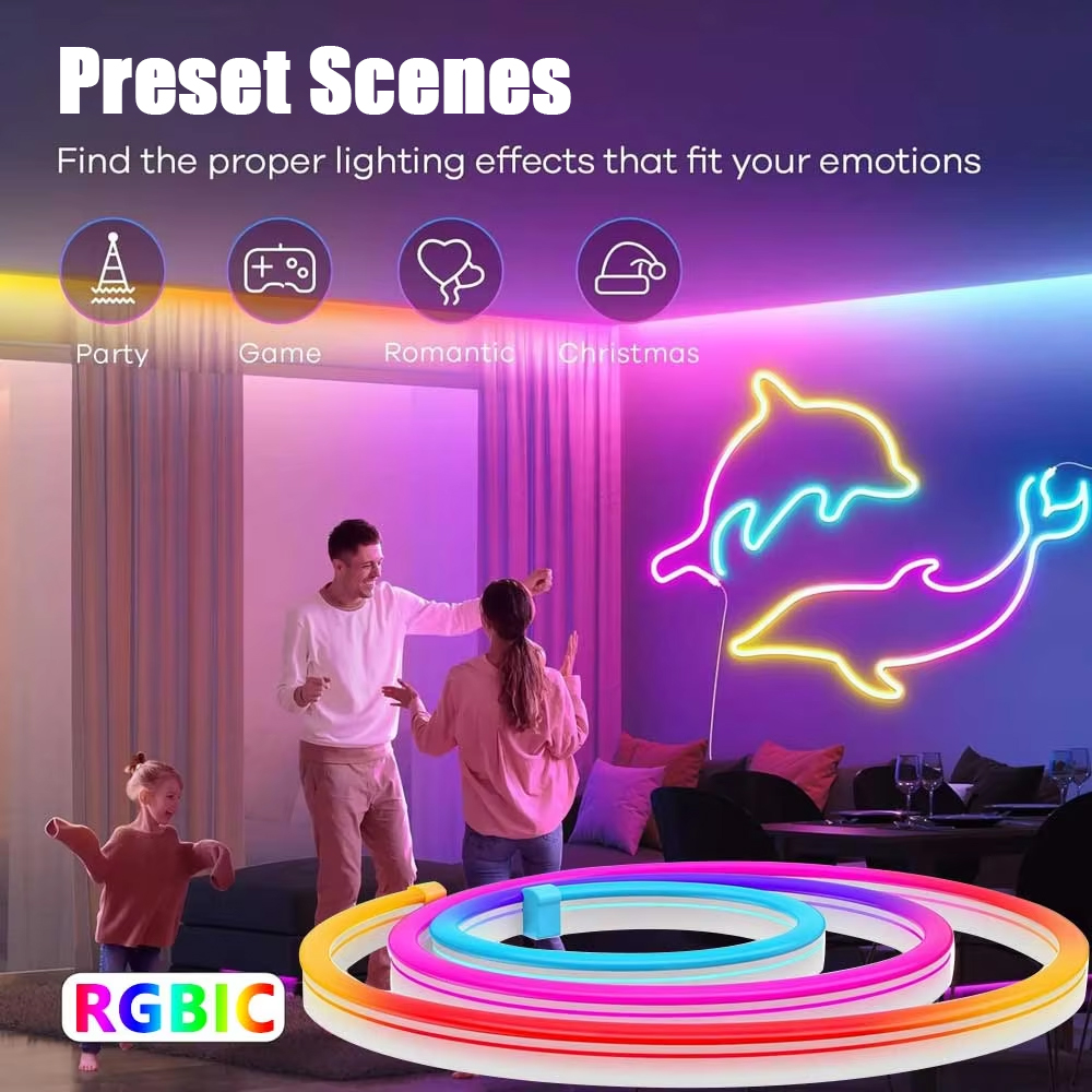 شريط إضاءة LED نيون WISCOLOR 2 - مراجعة Smart Led Garden وسعره