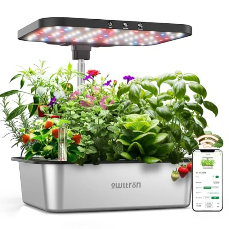 طقم حديقة أعشاب داخلية مع 15 ك - مراجعة Smart Garden Construct وسعره