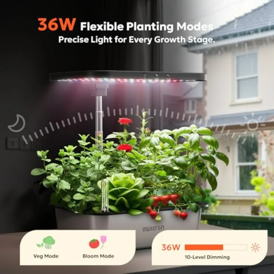 طقم حديقة أعشاب داخلية مع 15 ك - مراجعة Smart Garden Construct وسعره