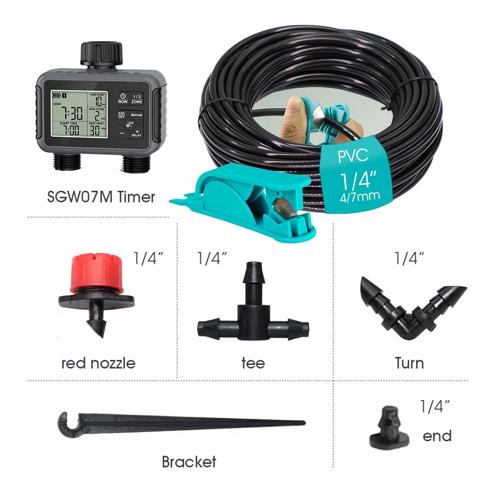 جهاز توقيت ري الحدائق بشاشة LC - مراجعة Smart Garden Tools وسعره